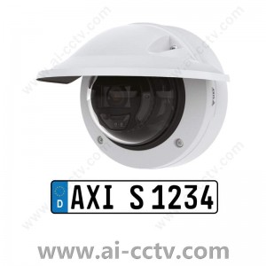 AXIS P3265-LVE-3 License Plate Verifier Kit LED Illumination Vandal Resistant Outdoor Ready 02812-001