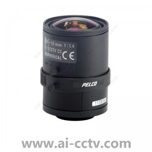Pelco 13VA2-8-12 1/3 inch 2.8-12mm F1.4 Manual Iris Varifocal Lens