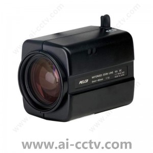 Pelco 13ZD6X10P 1/3 inch 10X Motorized Zoom Lens Auto Iris CS Mount With Presets Cap