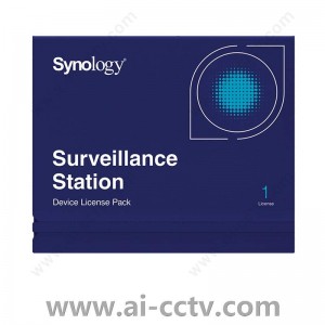 Synology Device License*1 Authorization Code 1-channel Video Surveillance Camera License