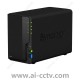 Synology DS218 Network Attached Storage 2 Drive Bays 2GB System System Memory Desktop NAS