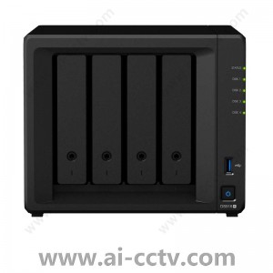Synology DS918+ Network Attached Storage 4 Drive Bays Expandable to 9 Hard Drives 4GB System Memory Desktop NAS